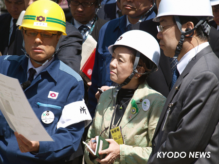 ◎京都、滋賀の知事が視察 視察する両知事