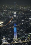 ◎スカイツリーきょう１周年　東京スカイツリーの夜景