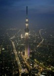 ◎スカイツリー開業１周年　ライトアップされたツリー　