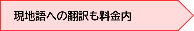 現地語への翻訳も料金内 -2